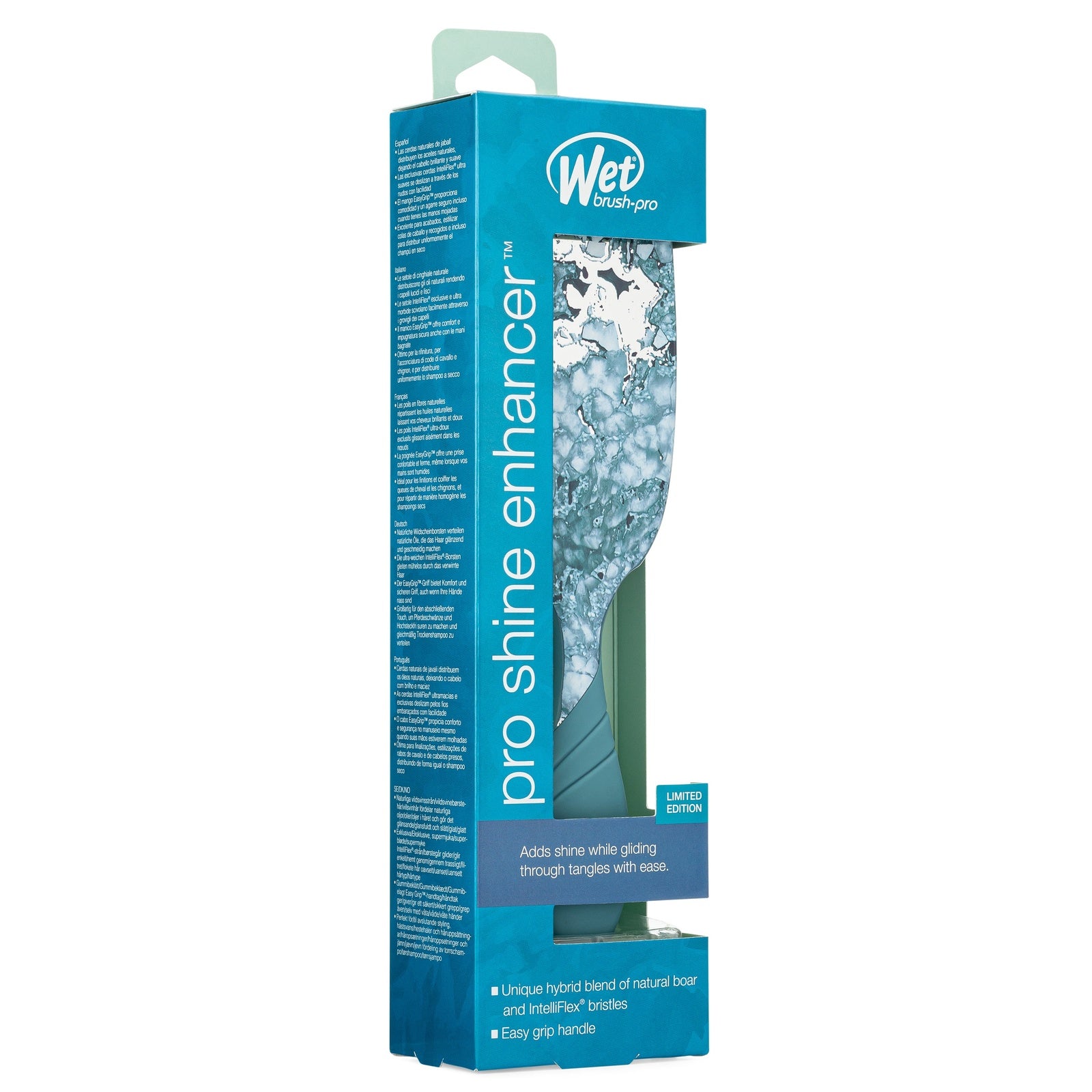 Wet Brush Pro Shine Enhancer Mineral Etchings Teal