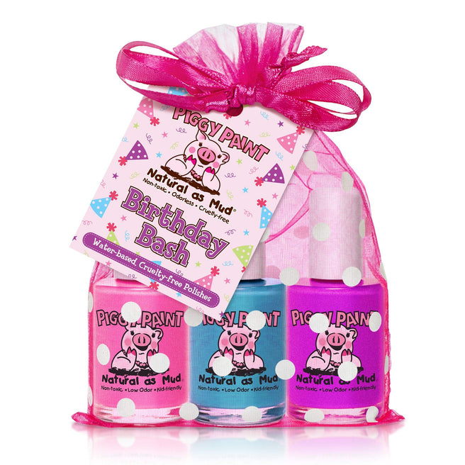 Piggy Paint Birthday Bash Gift Set-Piggy Paint-Brand_Piggy Paint,Collection_Gifts,Collection_Nails,Gifts and Sets,Gifts_Under 25,Gifts_Under 35,Nail_Polish,Piggy Paint_Gift Set's,Piggy Paint_Polish's