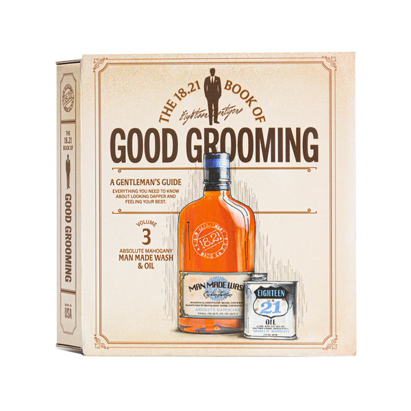 18.21 Man Made Book of Good Grooming Gift Set Volume 3