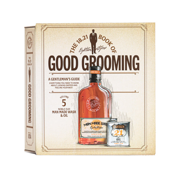 18.21 Man Made Book of Good Grooming Gift Set Volume 5