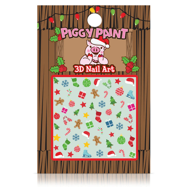 Piggy Paint 3D Nail Art Stickers