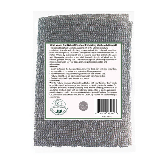 Natural Elephant Exfoliating Shower Washcloth