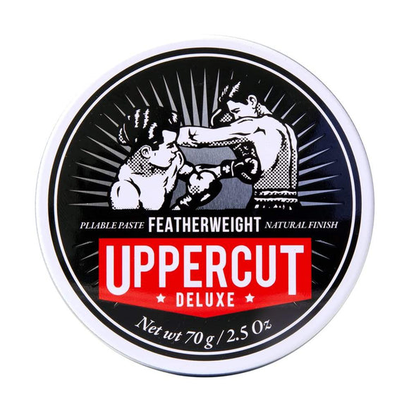 Uppercut Deluxe Featherweight Pomade Styling Product 2.5 oz-Uppercut Deluxe-Brand_Uppercut Deluxe,Collection_Hair,Hair_Men,Hair_Styling,Uppercut Deluxe_  Pomade's