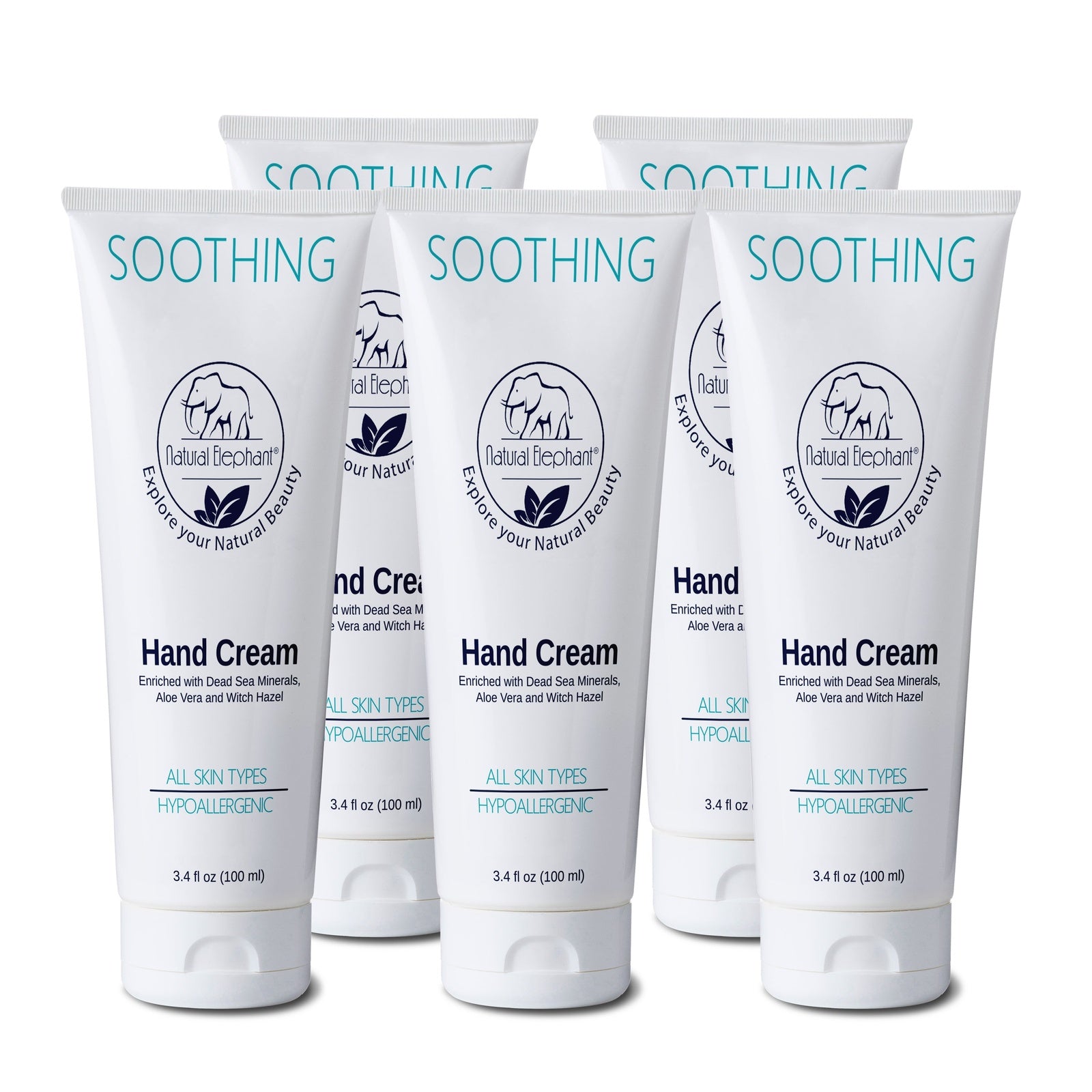 Natural Elephant Soothing Hand Cream 3.4 fl oz (100 ml)