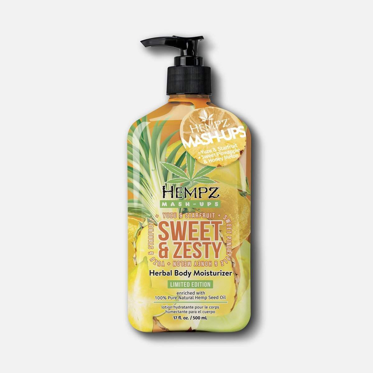 Hempz Mash-Ups Sweet & Zesty Herbal Body Moisturizer 17 fl oz.-Hempz-BB_Lotion,BB_Moisturizers,Brand_Hempz,Collection_Bath and Body,Hempz_Body Moisturizers