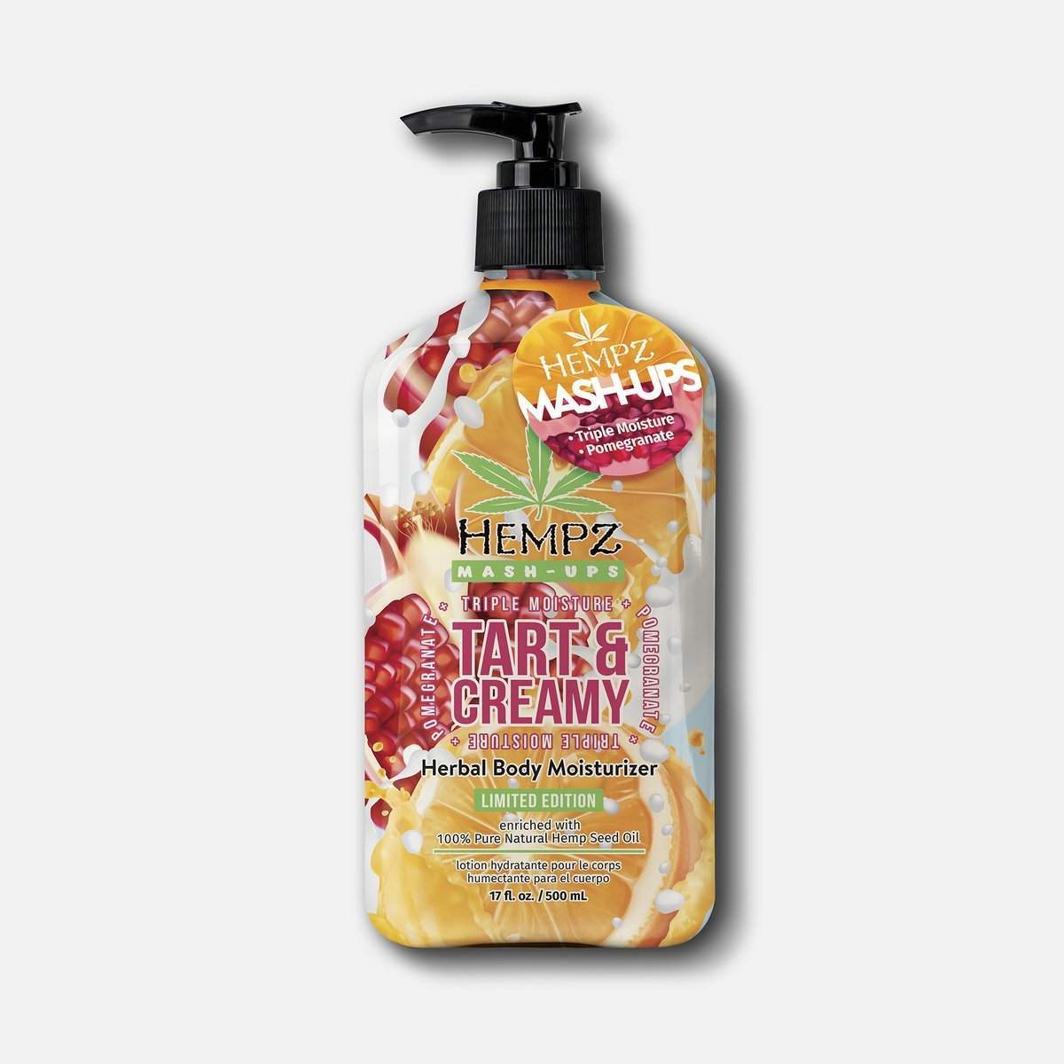 Hempz Mash-Ups Tart & Creamy Herbal Body Moisturizer 17 fl oz.-Hempz-BB_Lotion,BB_Moisturizers,Brand_Hempz,Collection_Bath and Body,Hempz_Body Moisturizers