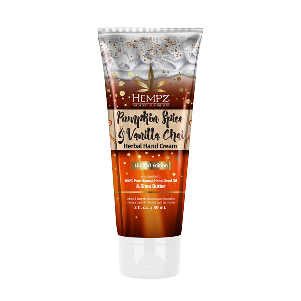 Hempz Pumpkin Spice & Vanilla Chai Herbal Hand Cream 3 oz