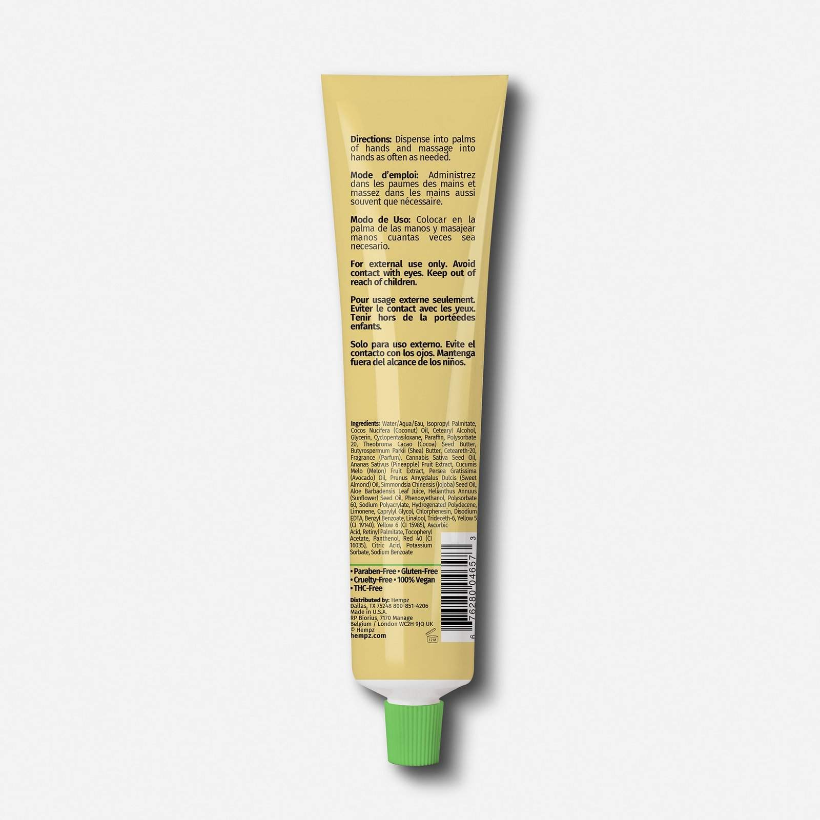 Hempz Sweet Pineapple & Honey Melon Hydrating Herbal Hand Creme 4oz.-Hempz-BB_Hand and Foot Cream,BB_Lotion,BB_Moisturizers,Brand_Hempz,Collection_Bath and Body,Hempz_Body Moisturizers