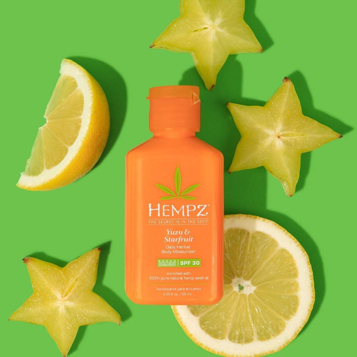 Hempz Herbal Body Moisturizer with SPF 30 Yuzu & Starfruit