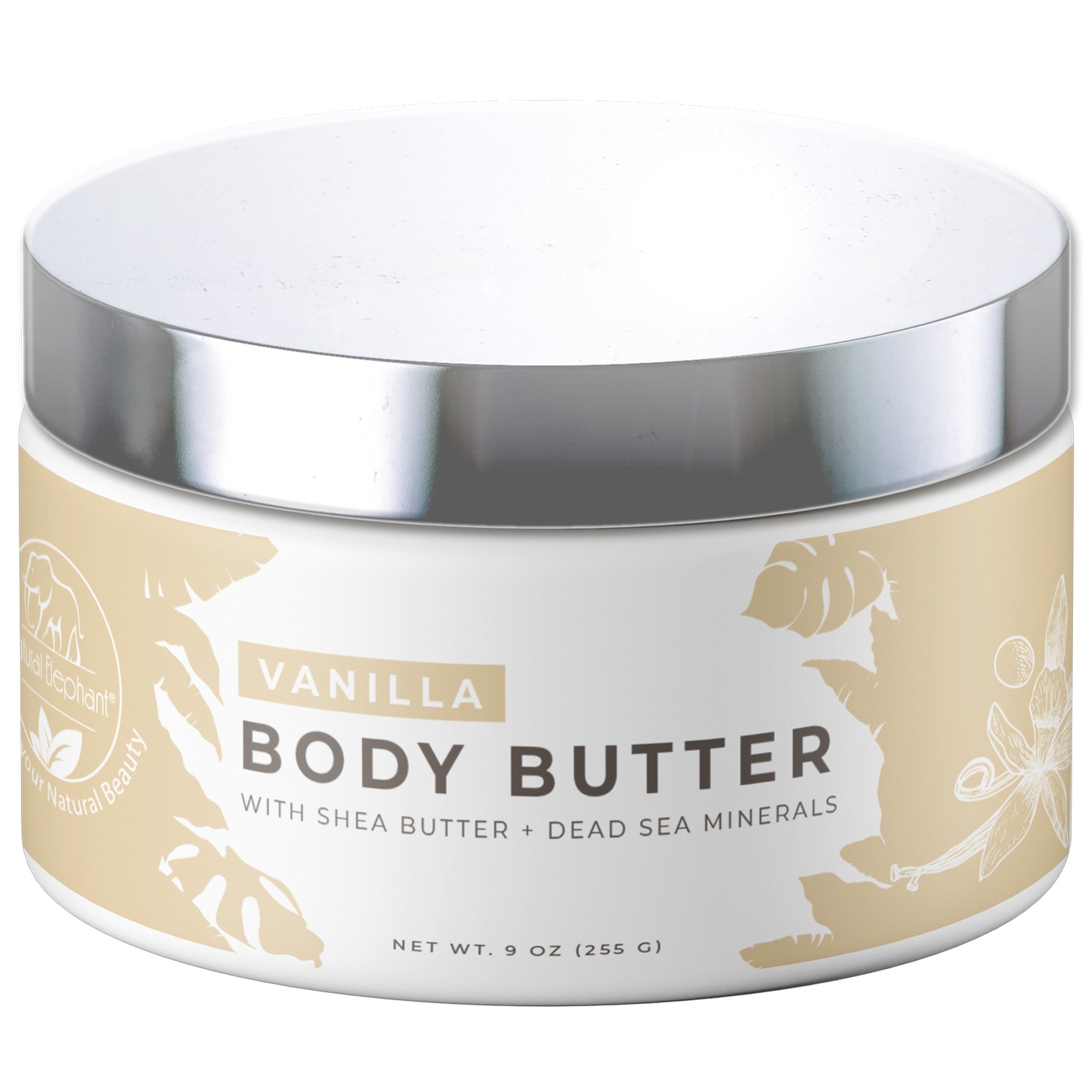 Natural Elephant Dead Sea Shea Body Butter 9 oz