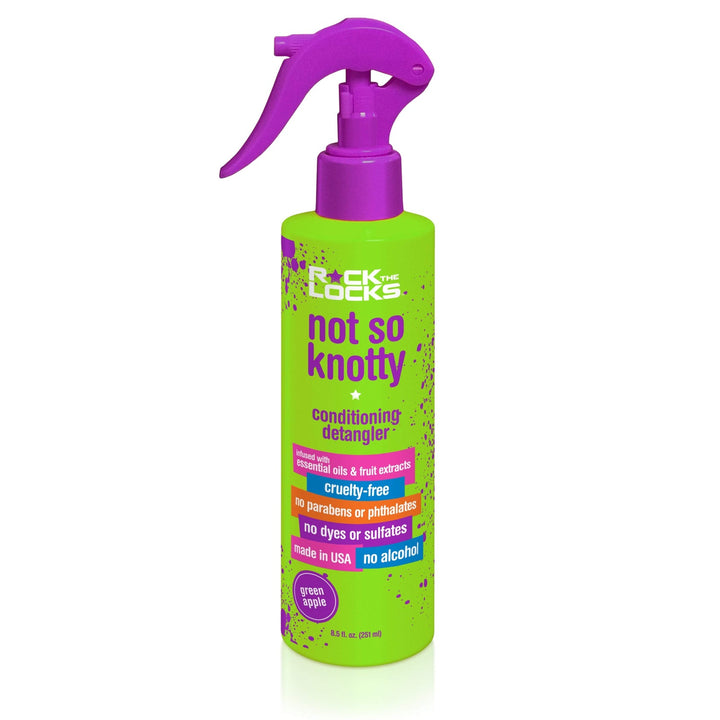 Rock The Locks Green Apple Detangler-Rock The Locks-Brand_Rock the Locks,Collection_Hair,Hair_Leave-In,Hair_Treatments