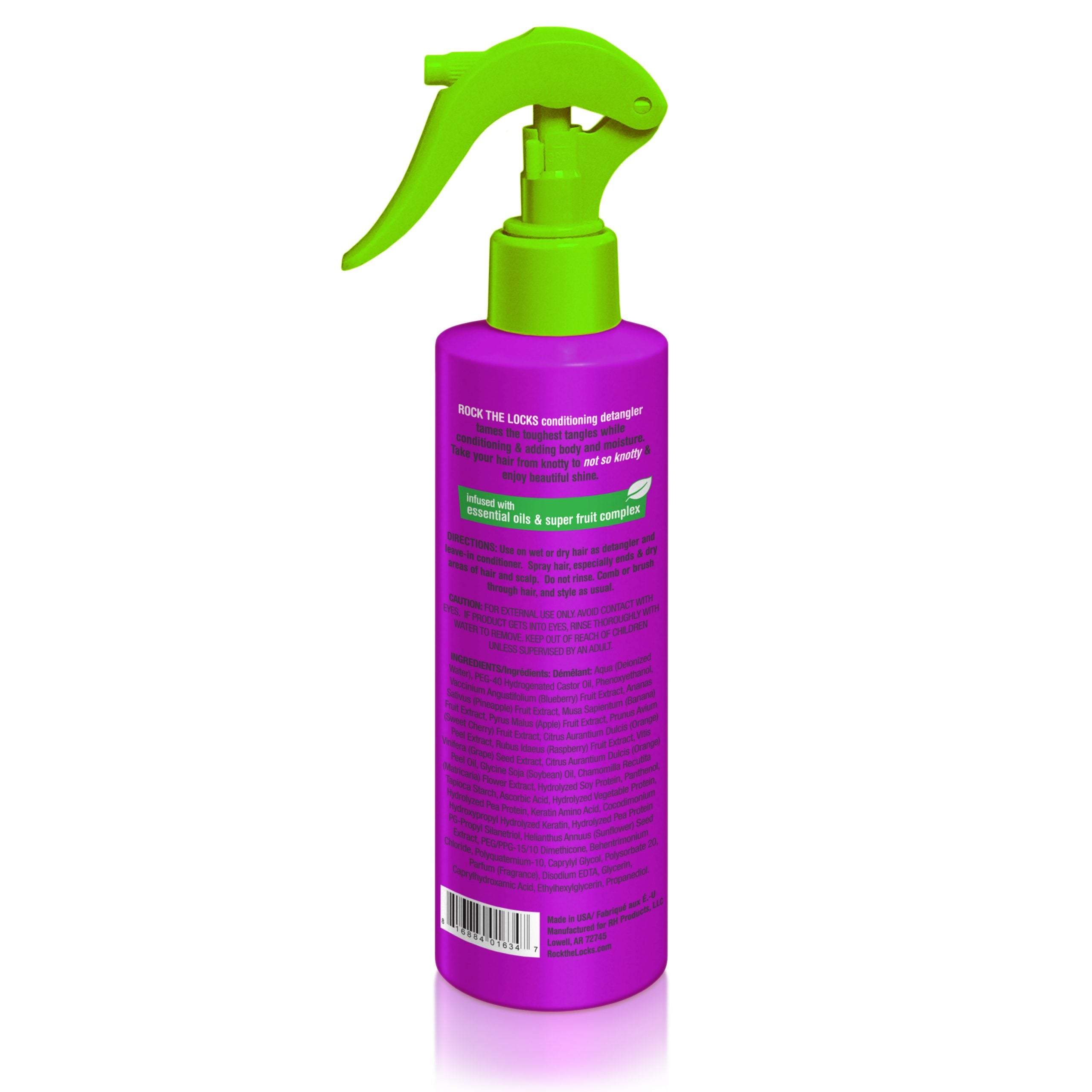 Rock The Locks Funky Fruit Detangler-Rock The Locks-Brand_Rock the Locks,Collection_Hair,Hair_Leave-In,Hair_Treatments