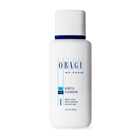 Obagi NuDerm Gentle Cleanser- 6.7 fl oz-Obagi-Brand_Obagi,Collection_Skincare,Concern_Combination Skin,Concern_Dry Skin,Concern_Normal Skin,Concern_Oily Skin,Concern_Redness,Concern_Sensitive Skin,Obagi_Cleansers,Skincare_Cleansers