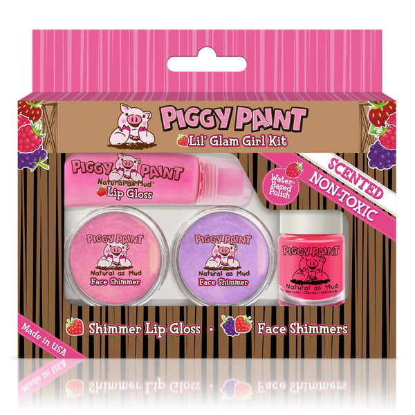 Piggy Paint Lil' Glam Girl Kit-Piggy Paint-Brand_Piggy Paint,Collection_Gifts,Collection_Nails,Gifts and Sets,Nail_Polish,Piggy Paint_Gift Set's,Piggy Paint_Polish's,Piggy Paint_Scented Polish's