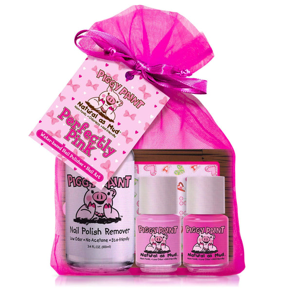 Piggy Paint Perfectly Pink Gift Set-Piggy Paint-Brand_Piggy Paint,Collection_Gifts,Collection_Nails,Gifts and Sets,Gifts_Under 25,Gifts_Under 35,Memorial Day Sale,Nail_Polish,Piggy Paint_Gift Set's,Piggy Paint_Nail Art,Piggy Paint_Polish's