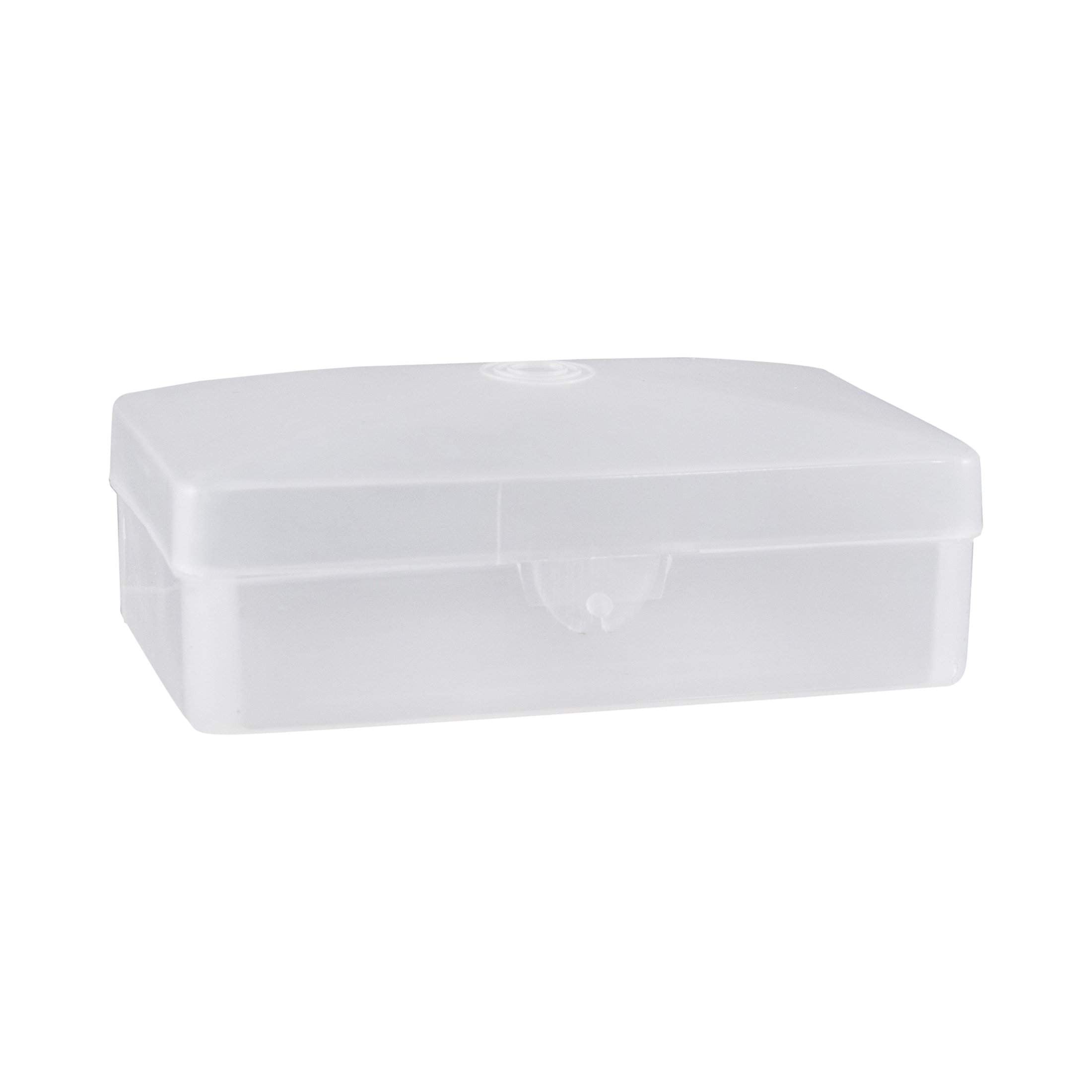 Dukal SB01C Dawn Mist Translucent Plastic Soap Box 2 1/2