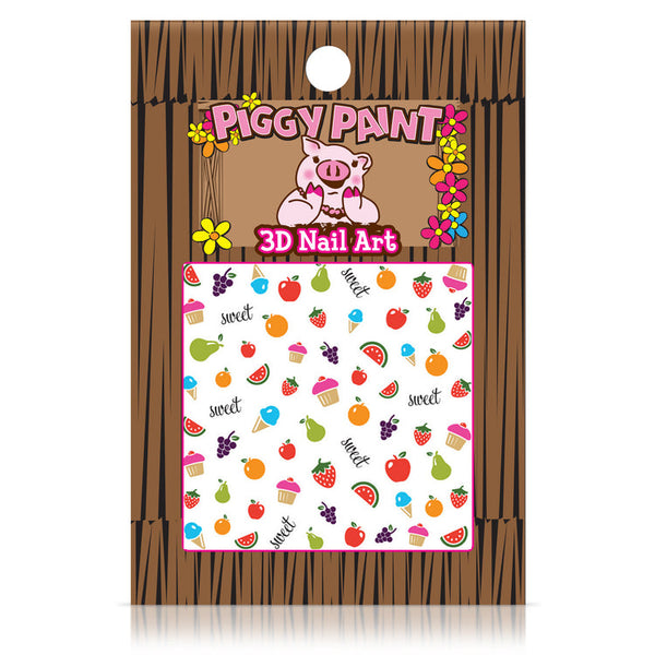 Piggy Paint 3D Nail Art Stickers