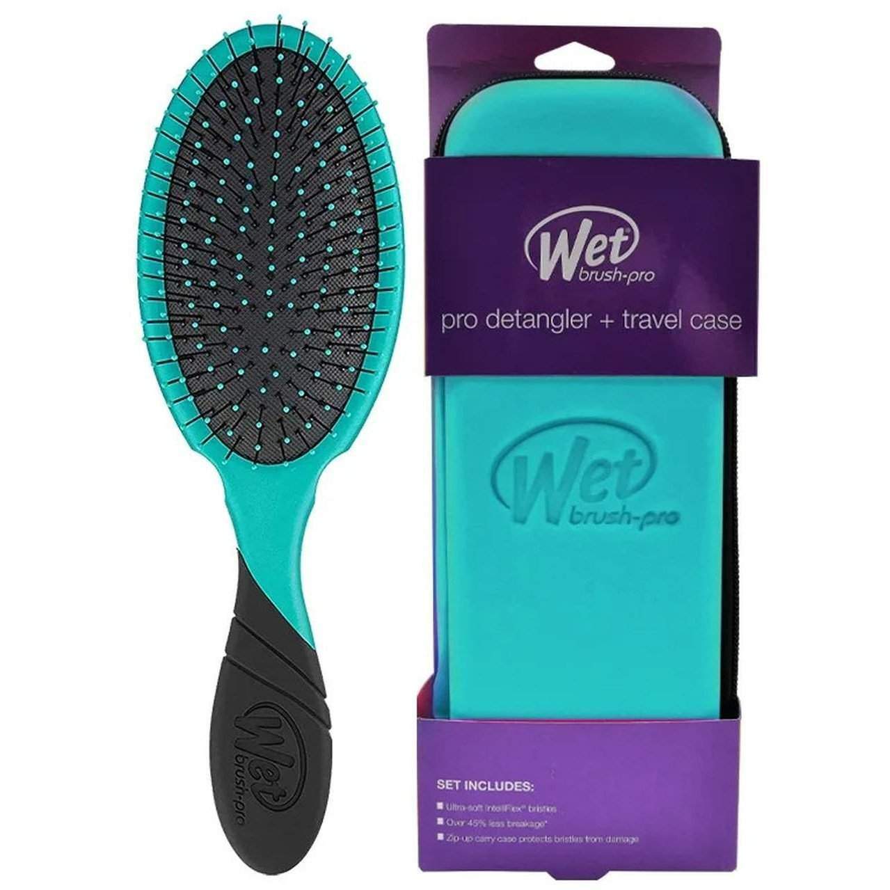 Wet Brush Pro 2.0 Detangler and Travel Case Set-Wet Brush-Brand_Wet Brush,Collection_Hair,Collection_Tools and Brushes,Tool_Brushes,Tool_Detangling Brush,Tool_Hair Tools,WB_HolidayBOGO,WET_Kits and Sets,WET_Pro Detanglers