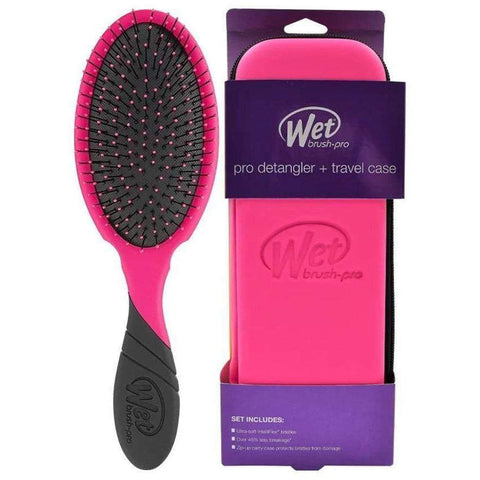 Wet Brush Pro 2.0 Detangler and Travel Case Set-Wet Brush-Brand_Wet Brush,Collection_Hair,Collection_Tools and Brushes,Tool_Brushes,Tool_Detangling Brush,Tool_Hair Tools,WB_HolidayBOGO,WET_Kits and Sets,WET_Pro Detanglers