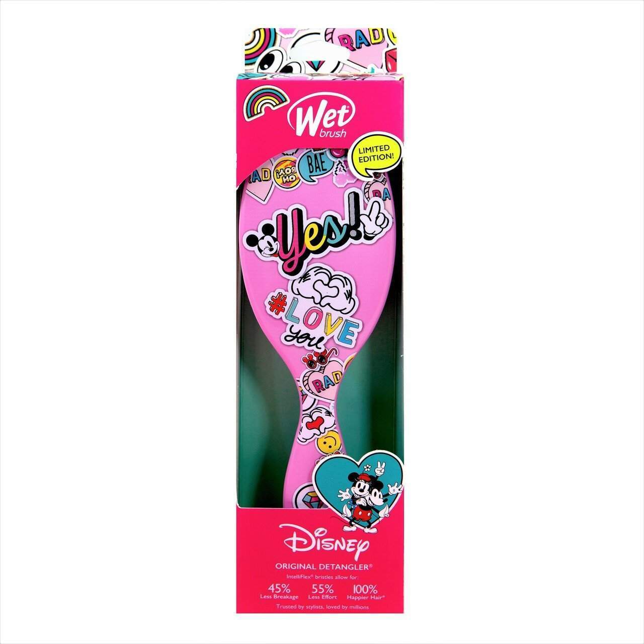 Wet Brush Disney Mickey & Minnie Mouse Original Detangler-Wet Brush-Brand_Wet Brush,Collection_Hair,Collection_Tools and Brushes,Tool_Brushes,Tool_Detangling Brush,Tool_Hair Tools,Tool_Kids Brushes,WET_Disney Detanglers,WET_Kid's Brushes and Products