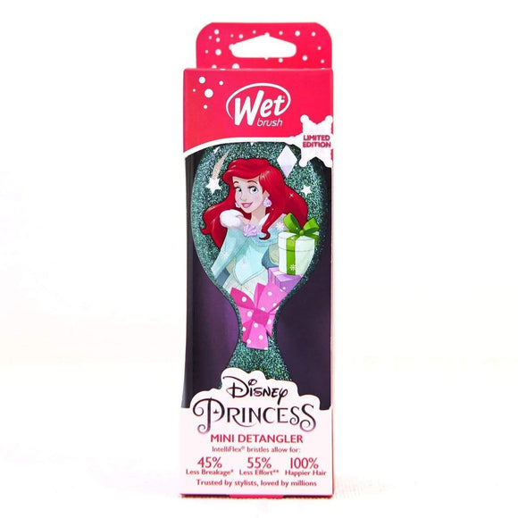 Wet Brush Pro Mini Detangler Disney Glitter Detangling Brush-Wet Brush-2022_Minis,Brand_Wet Brush,Collection_Hair,Collection_Tools and Brushes,Tool_Brushes,Tool_Detangling Brush,Tool_Hair Tools,Tool_Kids Brushes,WET_Disney Detanglers,WET_Kid's Brushes and Products,WET_Mini Detanglers