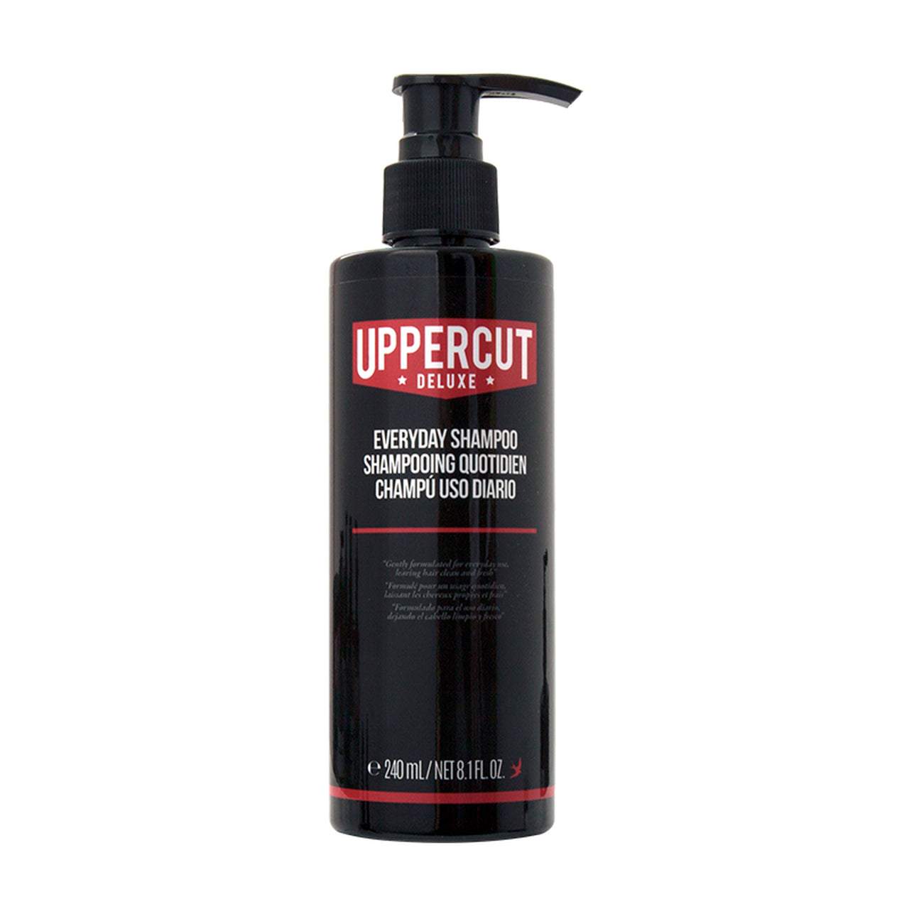 Uppercut Deluxe Everyday Shampoo 8.1 fl oz-Uppercut Deluxe-Brand_Uppercut Deluxe,Collection_Hair,Hair_Men,Hair_Shampoo,Uppercut Deluxe_ Shampoo's/Conditioner's