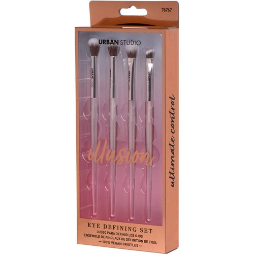 Cala Illusion Eye Defining Makeup Brush Set- 4pc