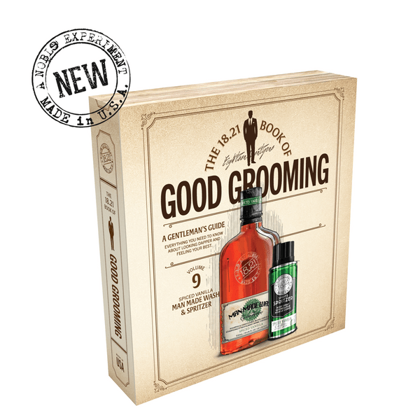 18.21 Man Made Book of Good Grooming Gift Set Volume 9