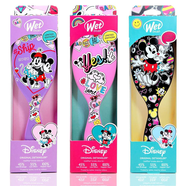 Wet Brush Disney Mickey & Minnie Mouse Original Detangler-Wet Brush-Brand_Wet Brush,Collection_Hair,Collection_Tools and Brushes,Tool_Brushes,Tool_Detangling Brush,Tool_Hair Tools,Tool_Kids Brushes,WET_Disney Detanglers,WET_Kid's Brushes and Products