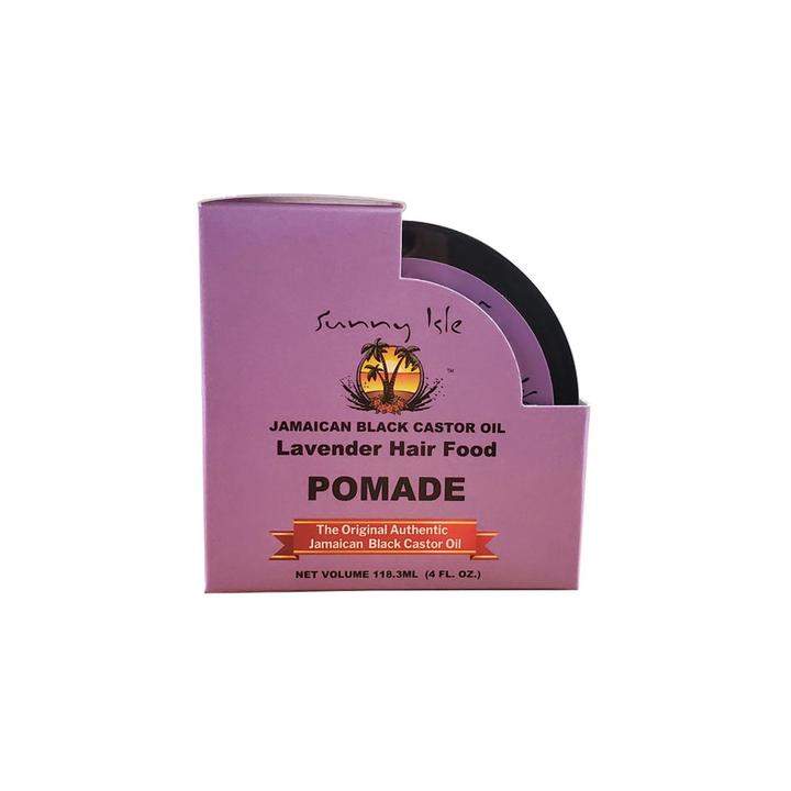 Sunny Isle Lavender Hair Food Pomade Jamaican Black Castor Oil 4 oz-Sunny Isle-Brand_Sunny Isle,Collection_Hair,Hair_Hair Oil,Hair_Treatments,Sunny Isle_ Caster Oil's,Sunny Isle_ Pomade's