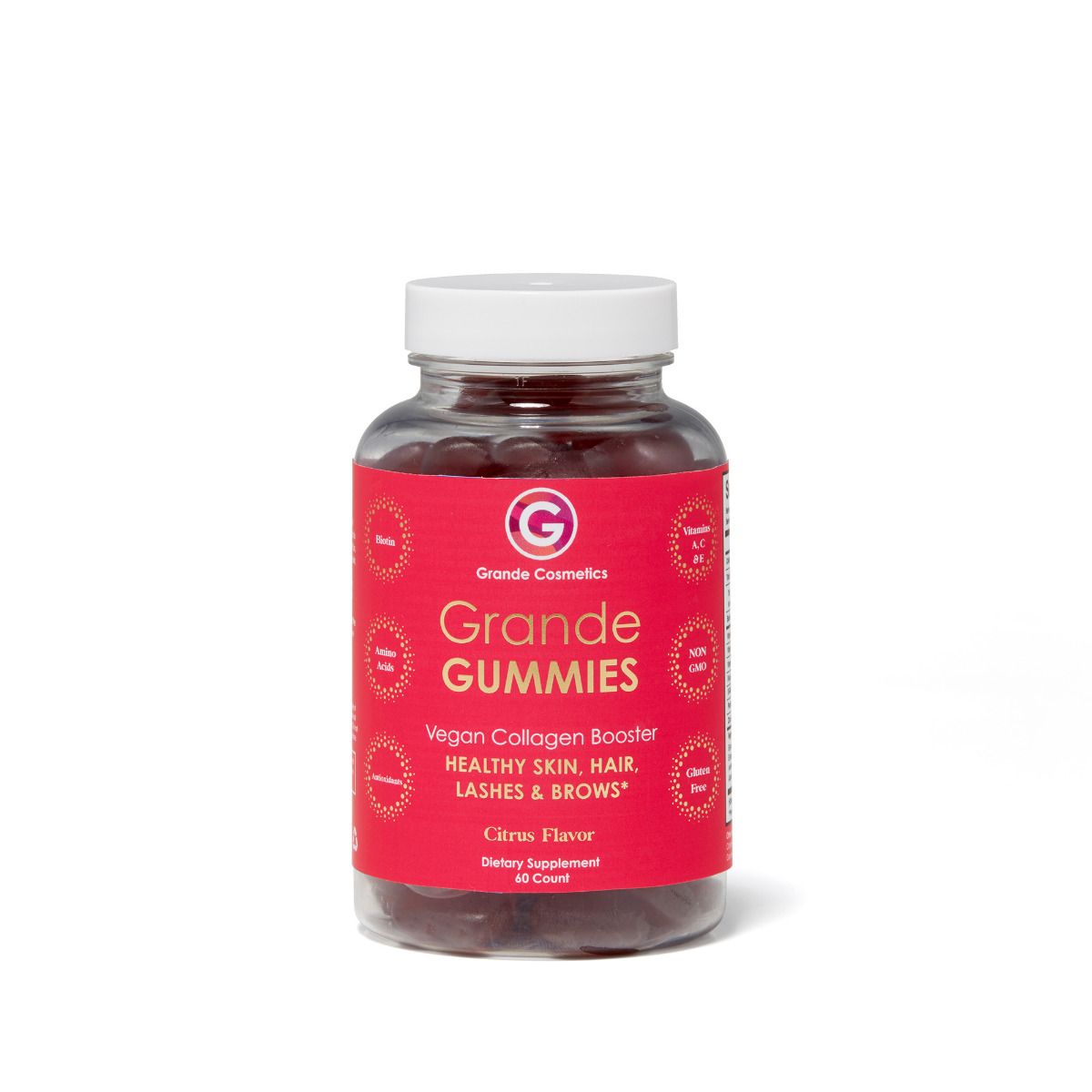 GrandeCosmetics GrandeGUMMIES Vegan Collagen Booster