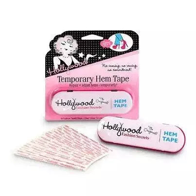 Hollywood Fashion Secrets Temporary Hem Tape Tin- 18 Strips-Hollywood Fashion Secrets-BB_Acessories,Brand_Hollywood Fashion,Brand_Hollywood Fashion Secrets,Collection_Bath and Body,Collection_Lifestyle,Life_Personal Care