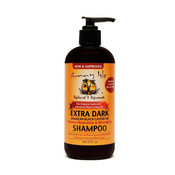 Sunny Isle Extra Dark Jamaican Black Castor Oil Extreme Hydration And Detangling Shampoo 12oz-Sunny Isle-Brand_Sunny Isle,Collection_Hair,Hair_Shampoo,Sunny Isle_ Caster Oil's,Sunny Isle_ Extra Dark Collection