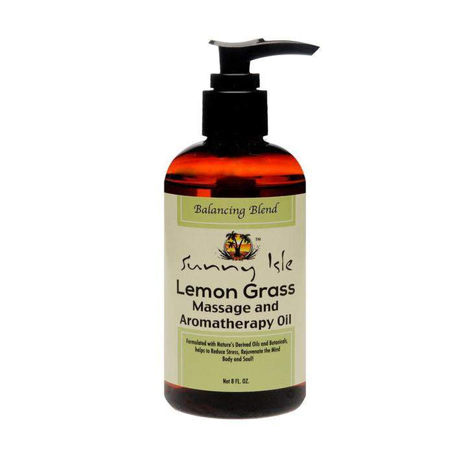 Sunny Isle Jamaican Black Castor Oil Lemongrass Massage and Aromatherapy Oil-Sunny Isle-BB_Body Oil,Brand_Sunny Isle,Collection_Bath and Body,Collection_Hair,Sunny Isle_ Caster Oil's