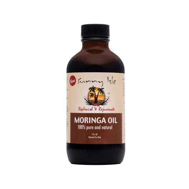 Sunny Isle 100% Pure and Natural Moringa Oil 4 oz.-Sunny Isle-Brand_Sunny Isle,Collection_Hair,Hair_Hair Oil,Hair_Treatments,Sunny Isle_ Caster Oil's