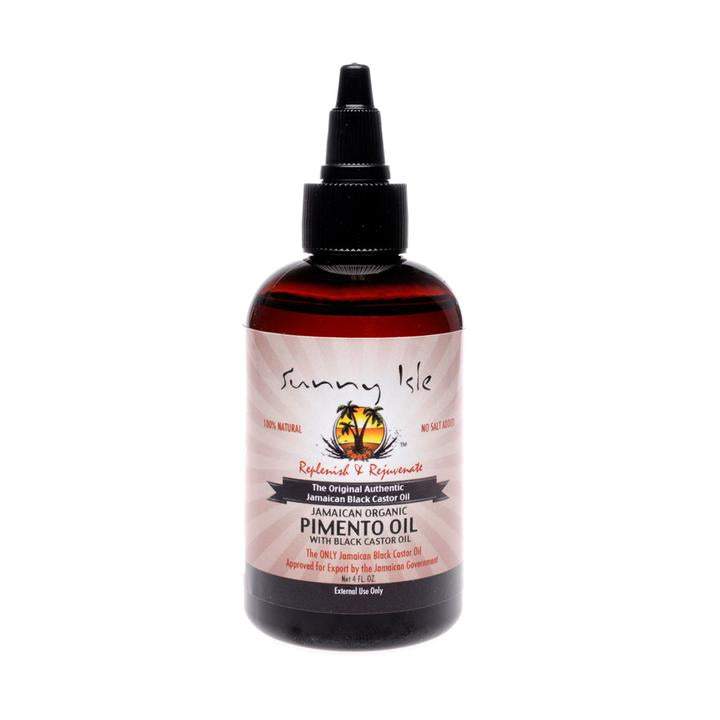 Sunny Isle Jamaican Organic Pimento Oil with Black Castor Oil 4oz-Sunny Isle-Brand_Sunny Isle,Collection_Hair,Hair_Hair Oil,Hair_Treatments,Sunny Isle_ Caster Oil's