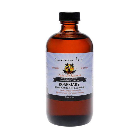 Sunny Isle Rosemary Jamaican Black Castor Oil 8 fl oz-Sunny Isle-Brand_Sunny Isle,Collection_Hair,Hair_Hair Oil,Hair_Treatments,Sunny Isle_ Caster Oil's