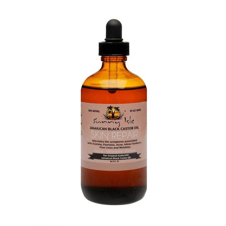 Sunny Isle Jamaican Black Castor Oil Skin Repair - 8oz-Sunny Isle-Brand_Sunny Isle,Collection_Hair,Collection_Skincare,Skincare_Serums,Sunny Isle_ Caster Oil's