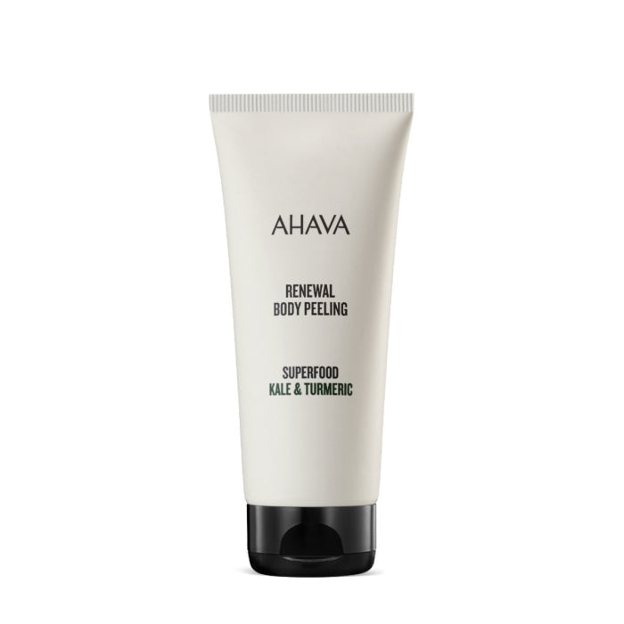 Ahava Renewal Body Peeling - Superfood Kale & Turmeric 6.8oz