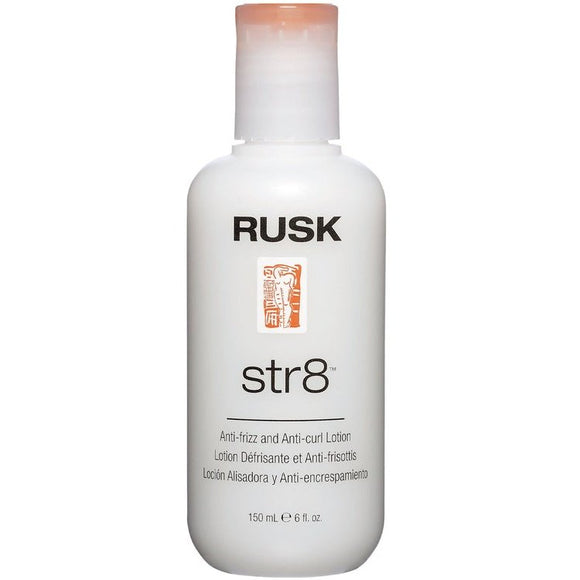 Rusk Str8 Anti-Frizz and Anti-Curl Lotion 6 oz.