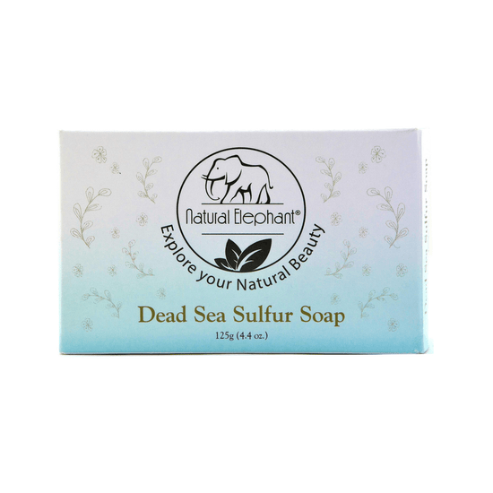 Natural Elephant Dead Sea Sulfur Soap 4.4 oz (125 g)-Natural Elephant-BB_Bath and Shower,BB_Soap Bars,Brand_Natural Elephant,Collection_Bath and Body,Collection_Skincare,Concern_Acne & Blemishes,Concern_Combination Skin,Concern_Dark Spots,Concern_Large Pores,Concern_Oily Skin,Concern_Redness,Concern_Sensitive Skin,FABS_Friday2022,NATURAL_Dead Sea Collection,Skincare_Cleansers